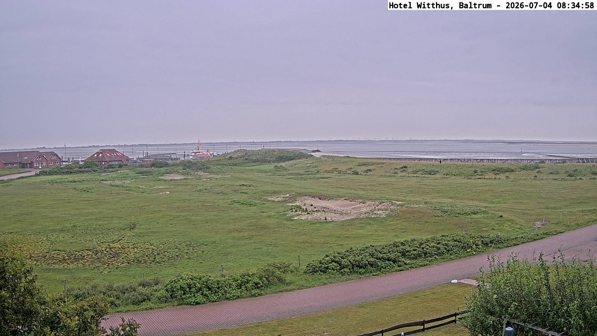 Archiv Foto Webcam Blick vom Hotel Witthus in Baltrum