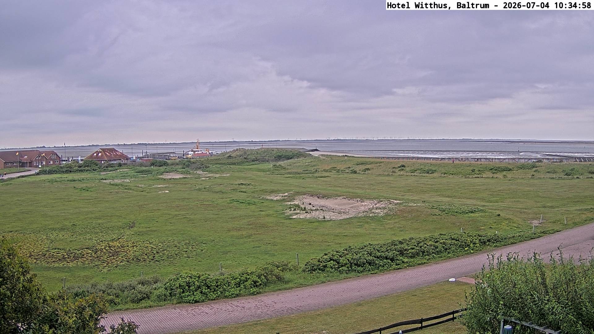 Archiv Foto Webcam Blick vom Hotel Witthus in Baltrum