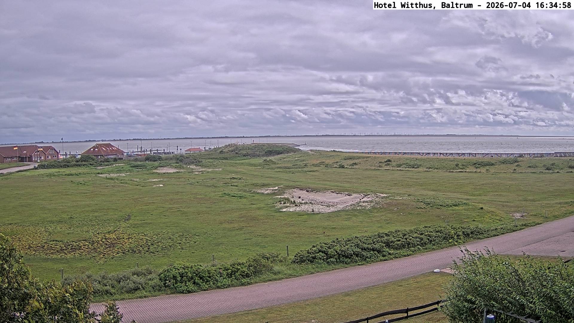 Archiv Foto Webcam Blick vom Hotel Witthus in Baltrum
