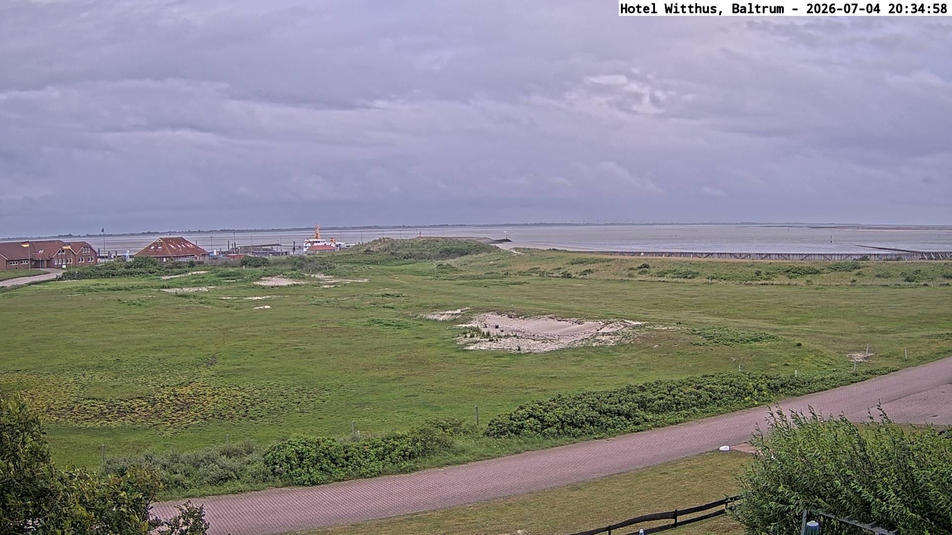 Archiv Foto Webcam Blick vom Hotel Witthus in Baltrum
