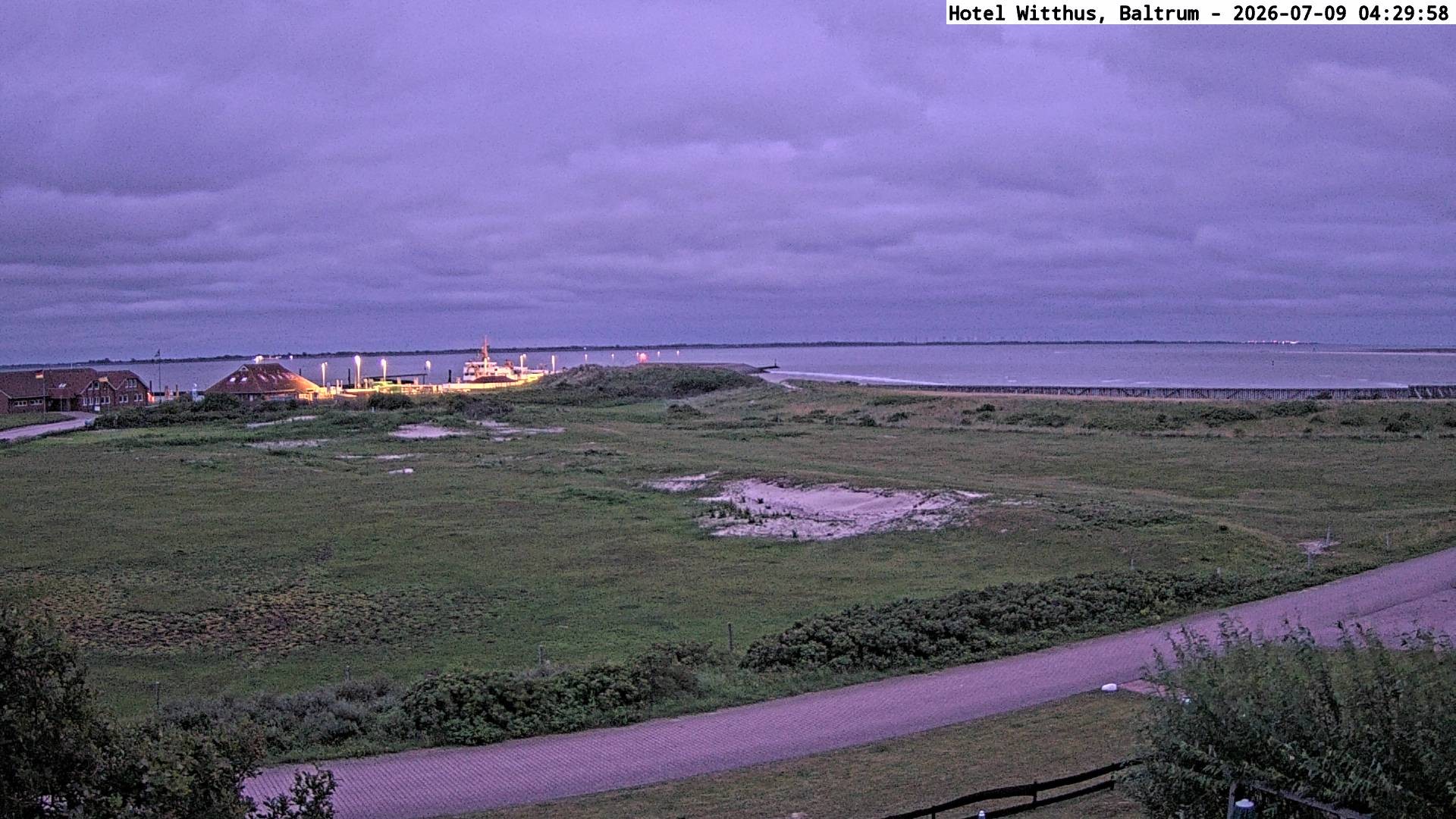Archiv Foto Webcam Blick vom Hotel Witthus in Baltrum