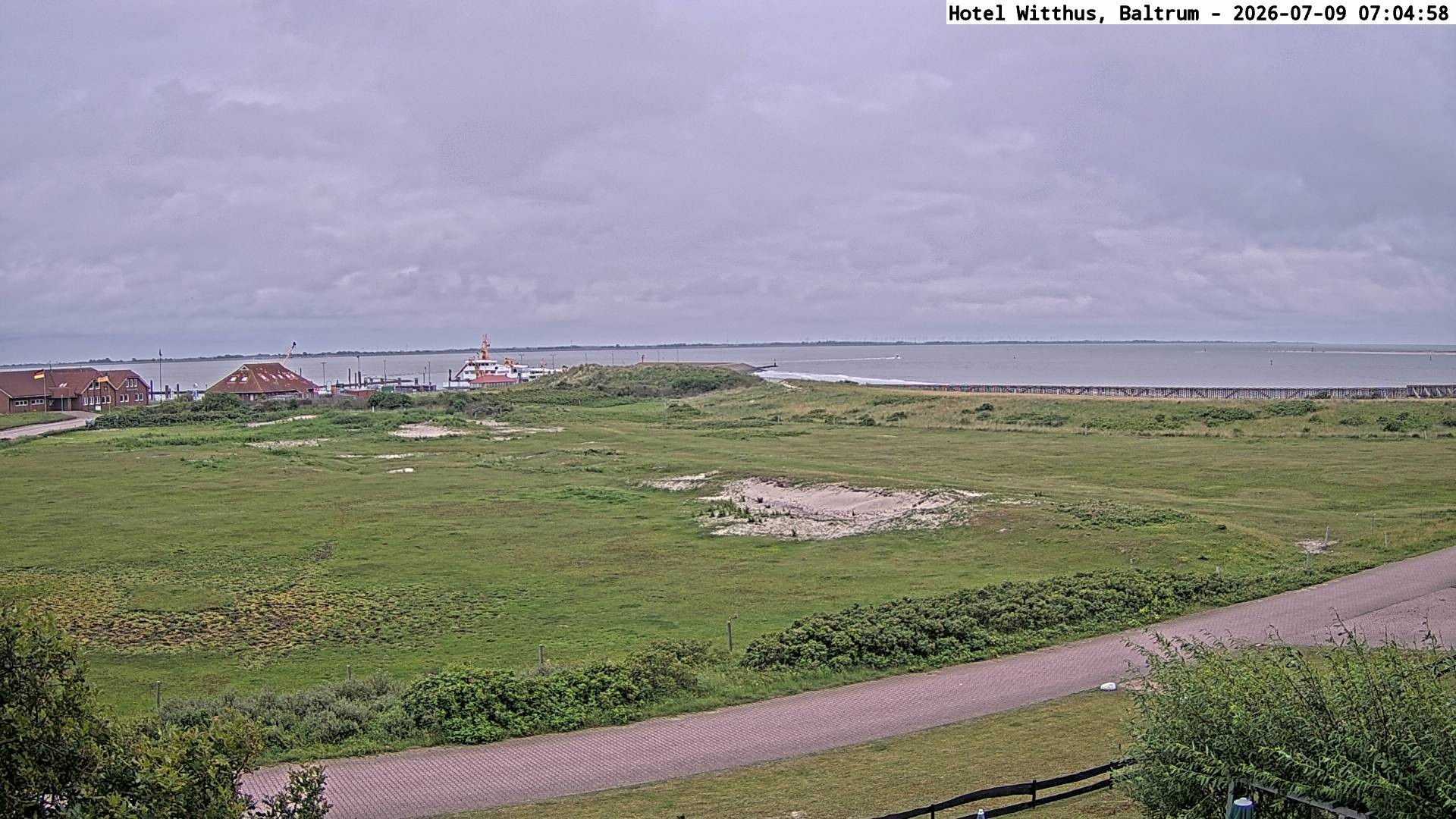 Archiv Foto Webcam Blick vom Hotel Witthus in Baltrum
