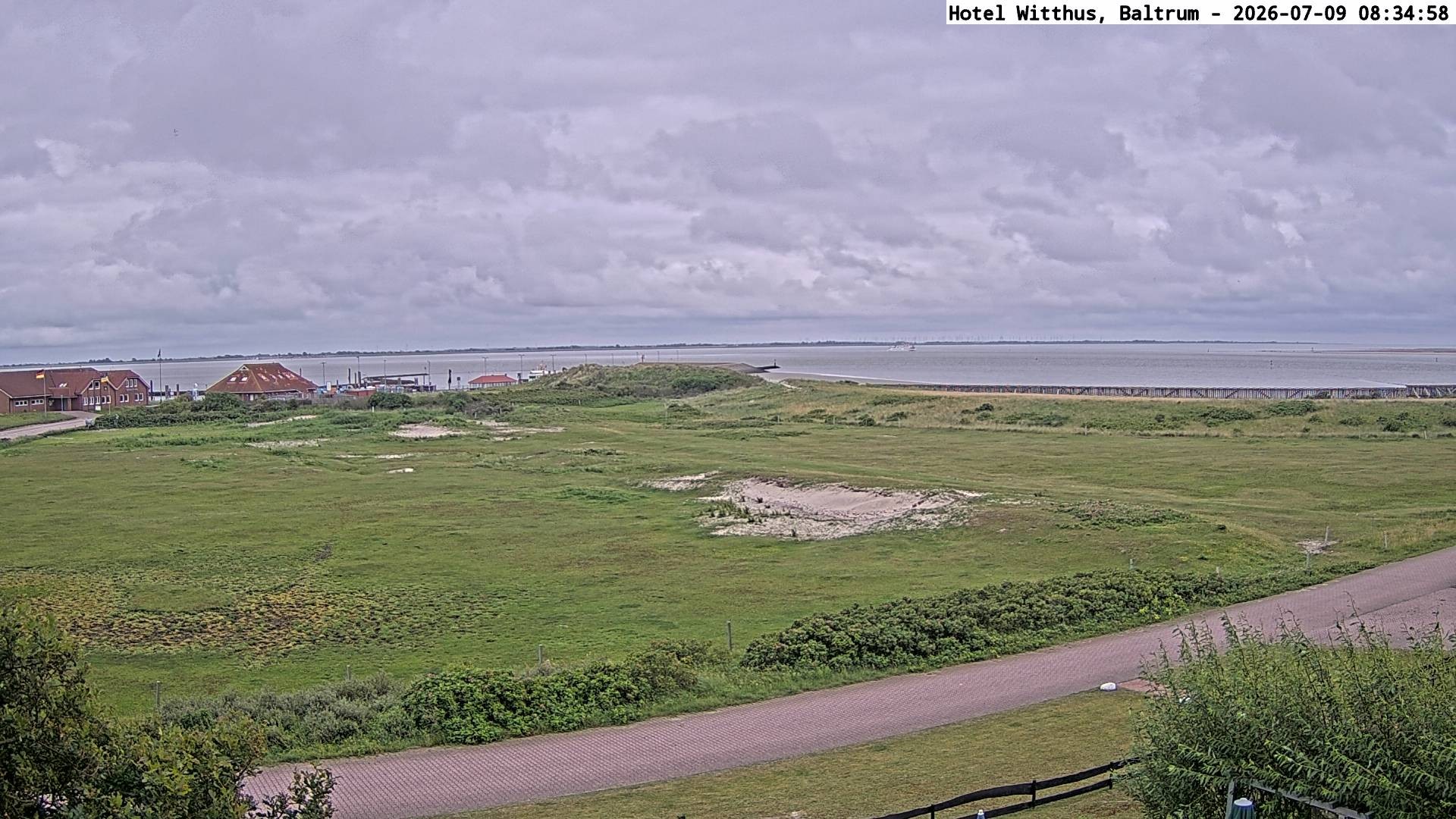 Archiv Foto Webcam Blick vom Hotel Witthus in Baltrum