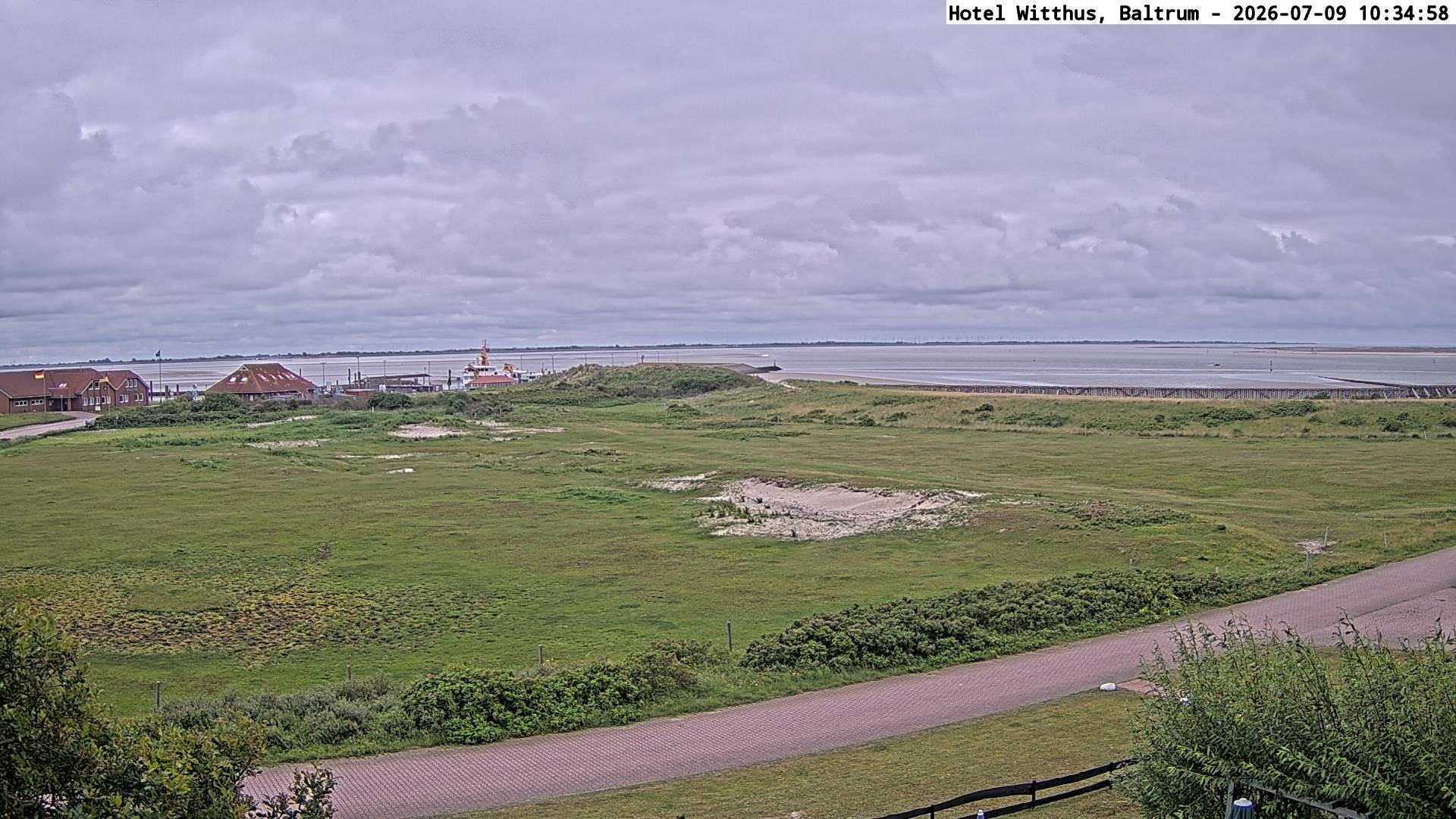 Archiv Foto Webcam Blick vom Hotel Witthus in Baltrum