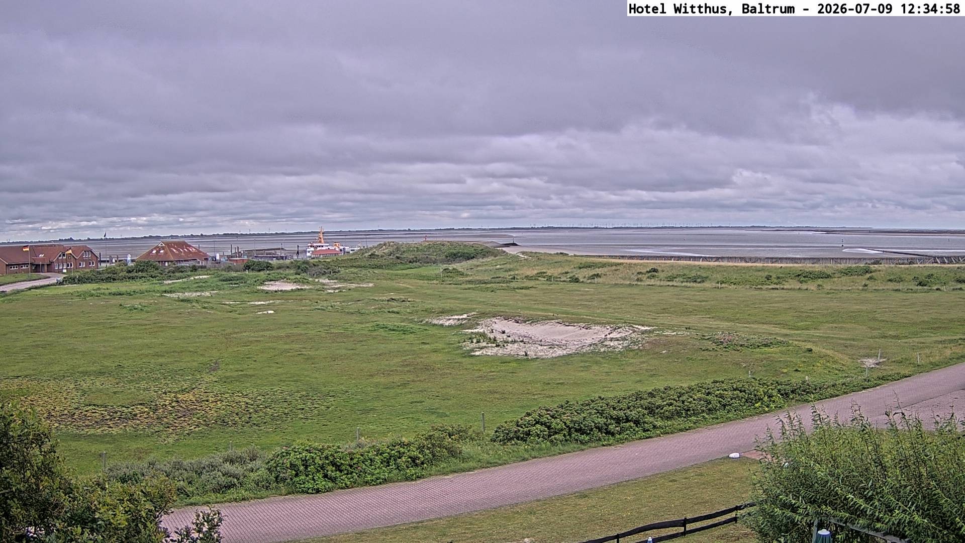 Archiv Foto Webcam Blick vom Hotel Witthus in Baltrum