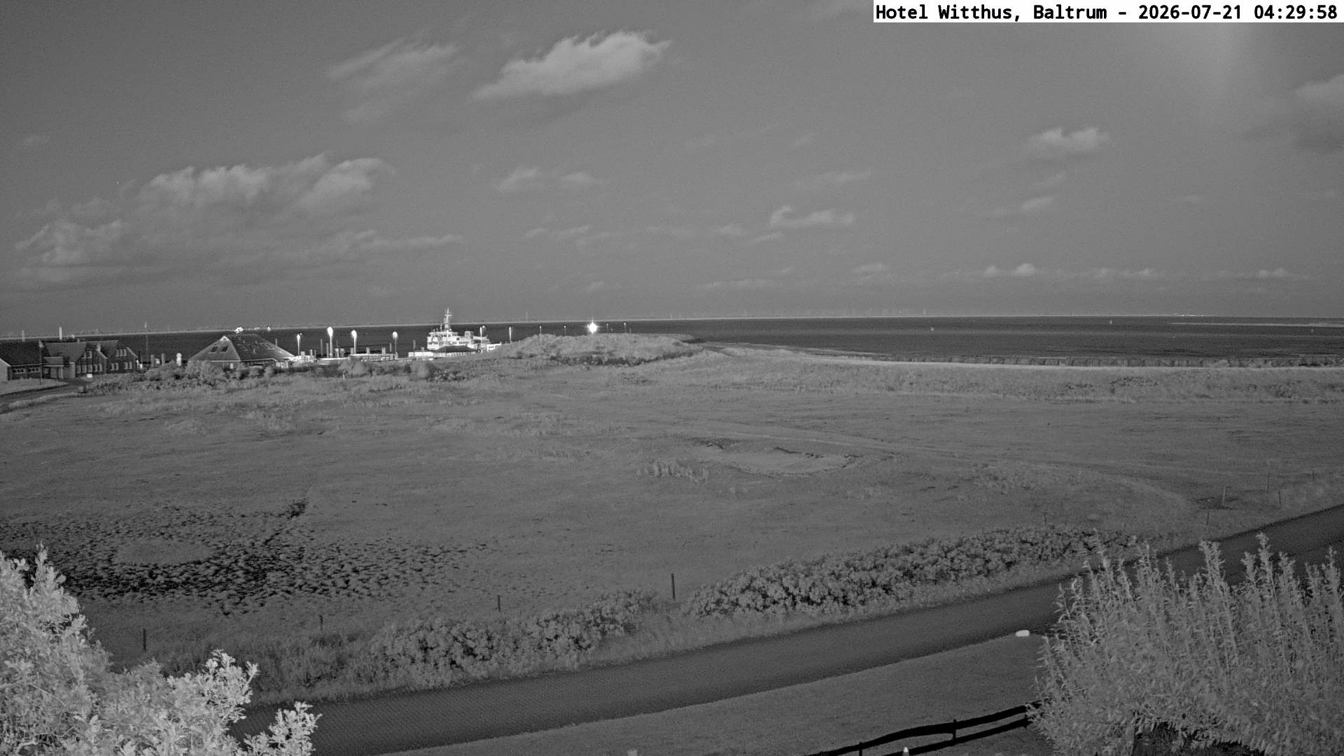 Archiv Foto Webcam Blick vom Hotel Witthus in Baltrum