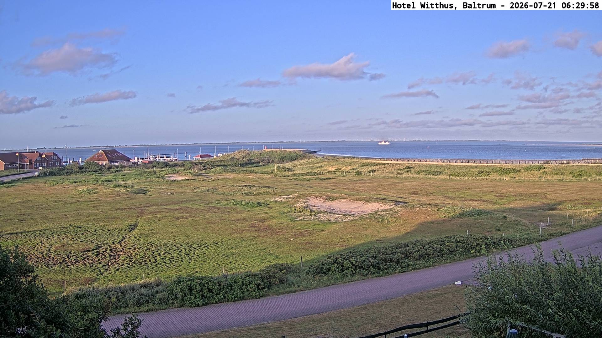 Archiv Foto Webcam Blick vom Hotel Witthus in Baltrum