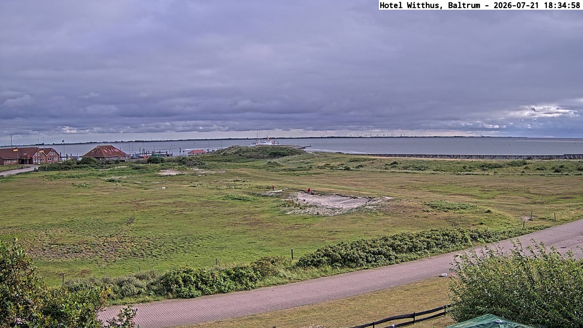 Archiv Foto Webcam Blick vom Hotel Witthus in Baltrum