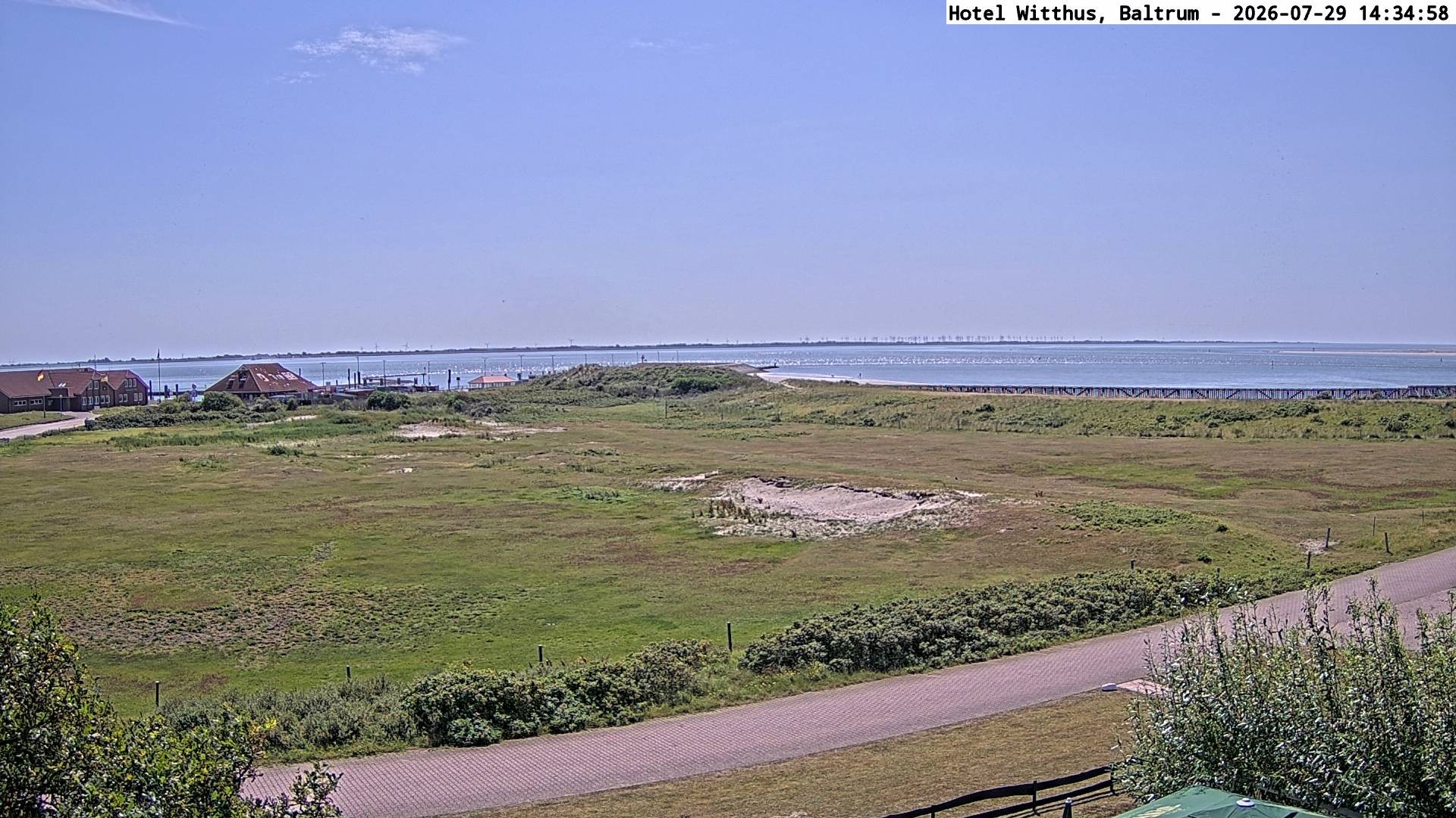 Archiv Foto Webcam Blick vom Hotel Witthus in Baltrum