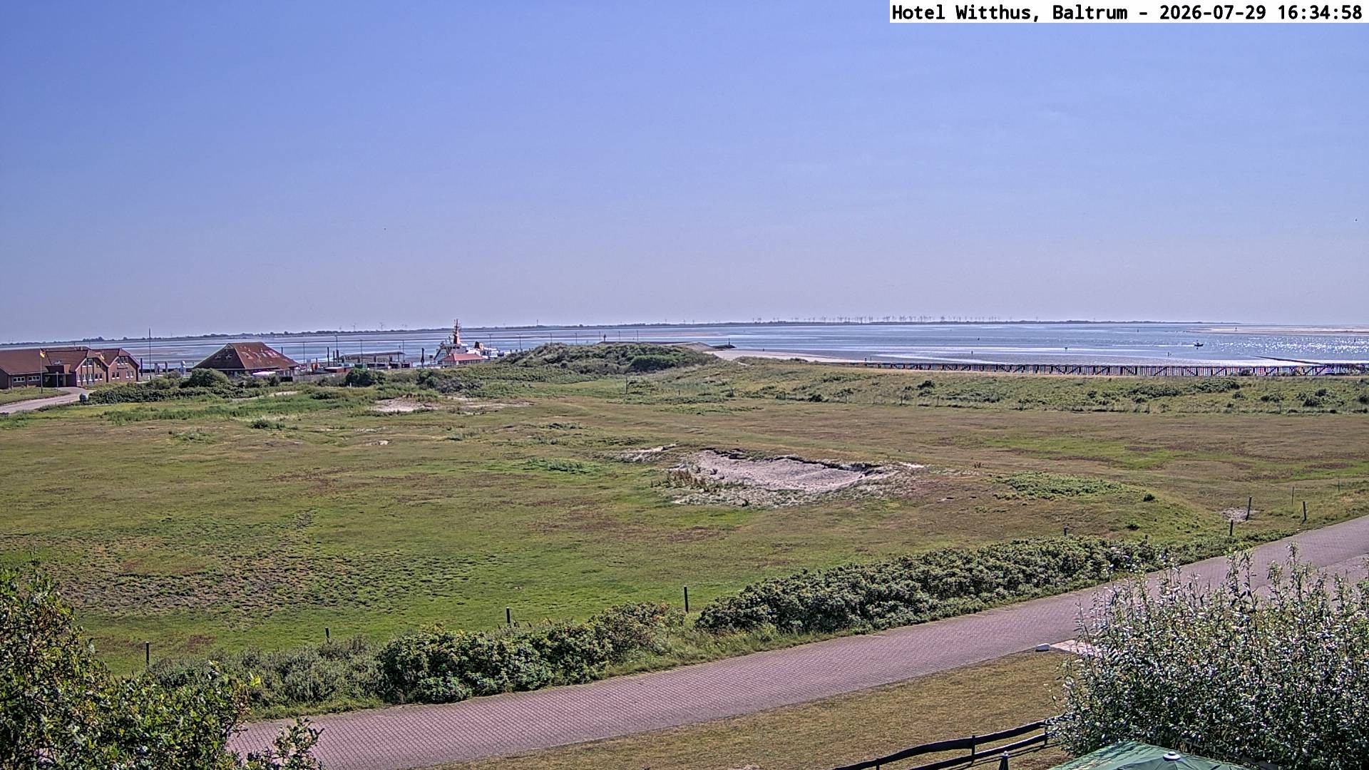 Archiv Foto Webcam Blick vom Hotel Witthus in Baltrum