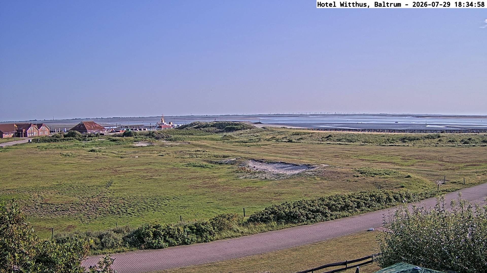 Archiv Foto Webcam Blick vom Hotel Witthus in Baltrum