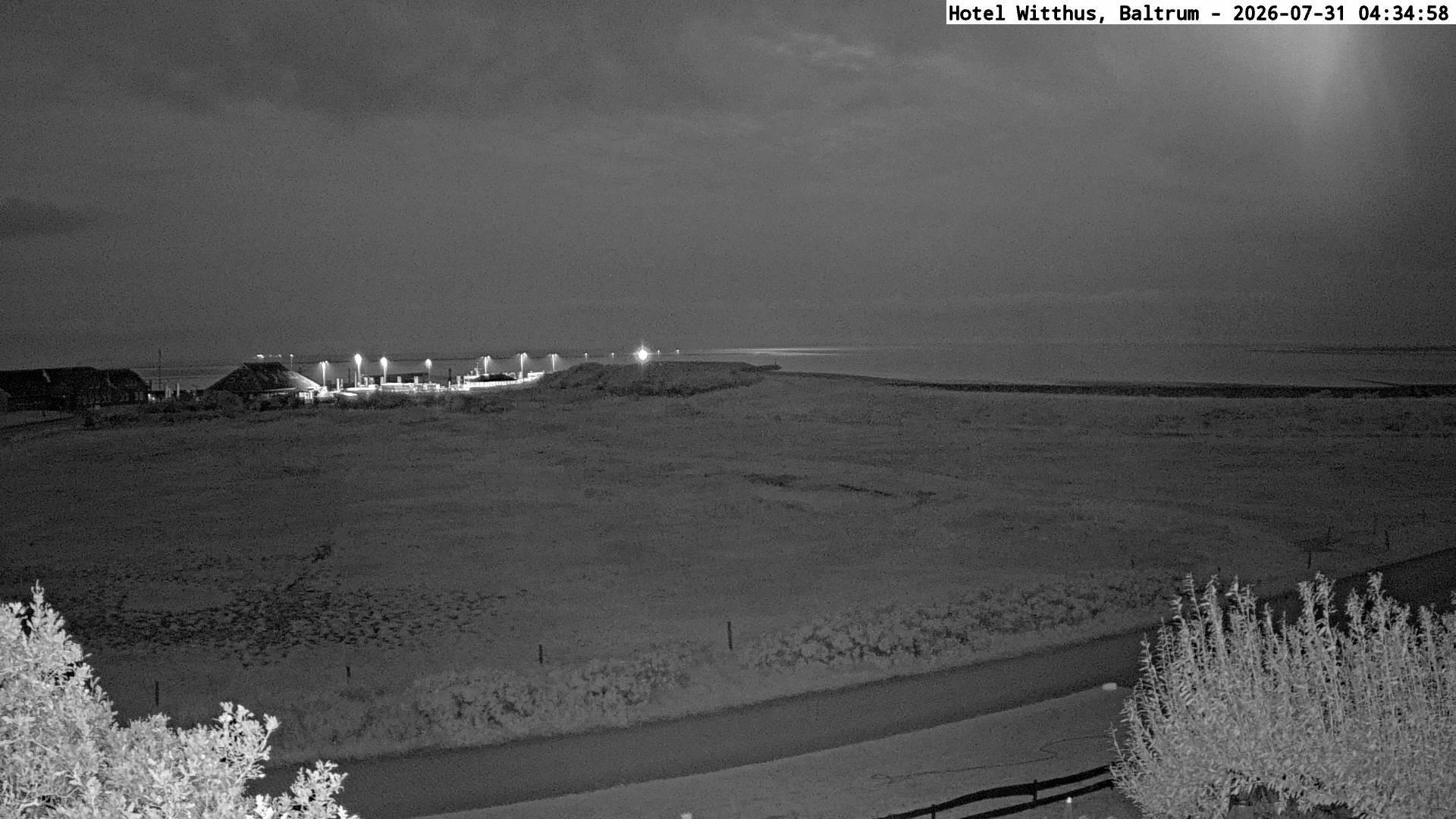 Archiv Foto Webcam Blick vom Hotel Witthus in Baltrum