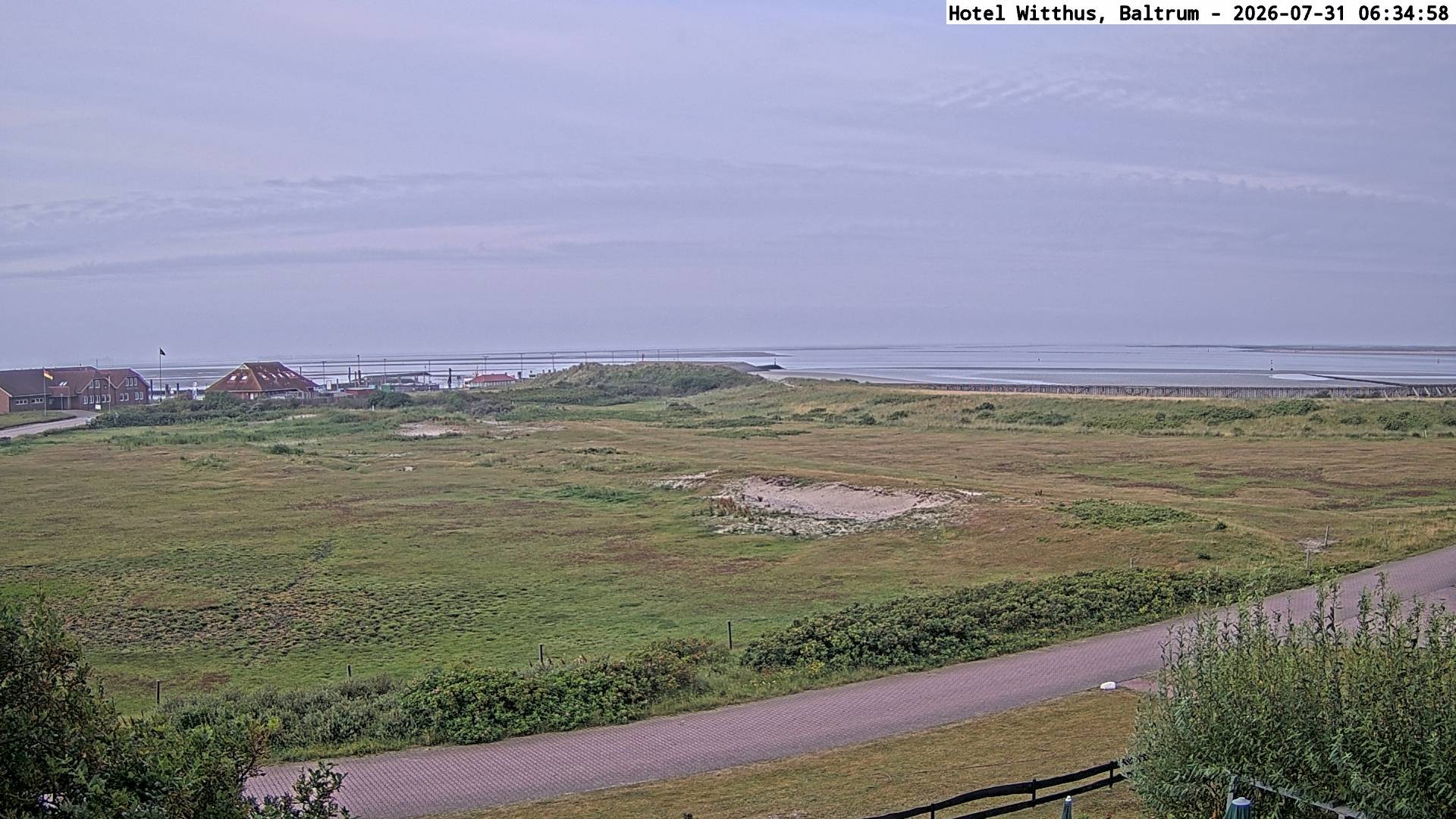 Archiv Foto Webcam Blick vom Hotel Witthus in Baltrum
