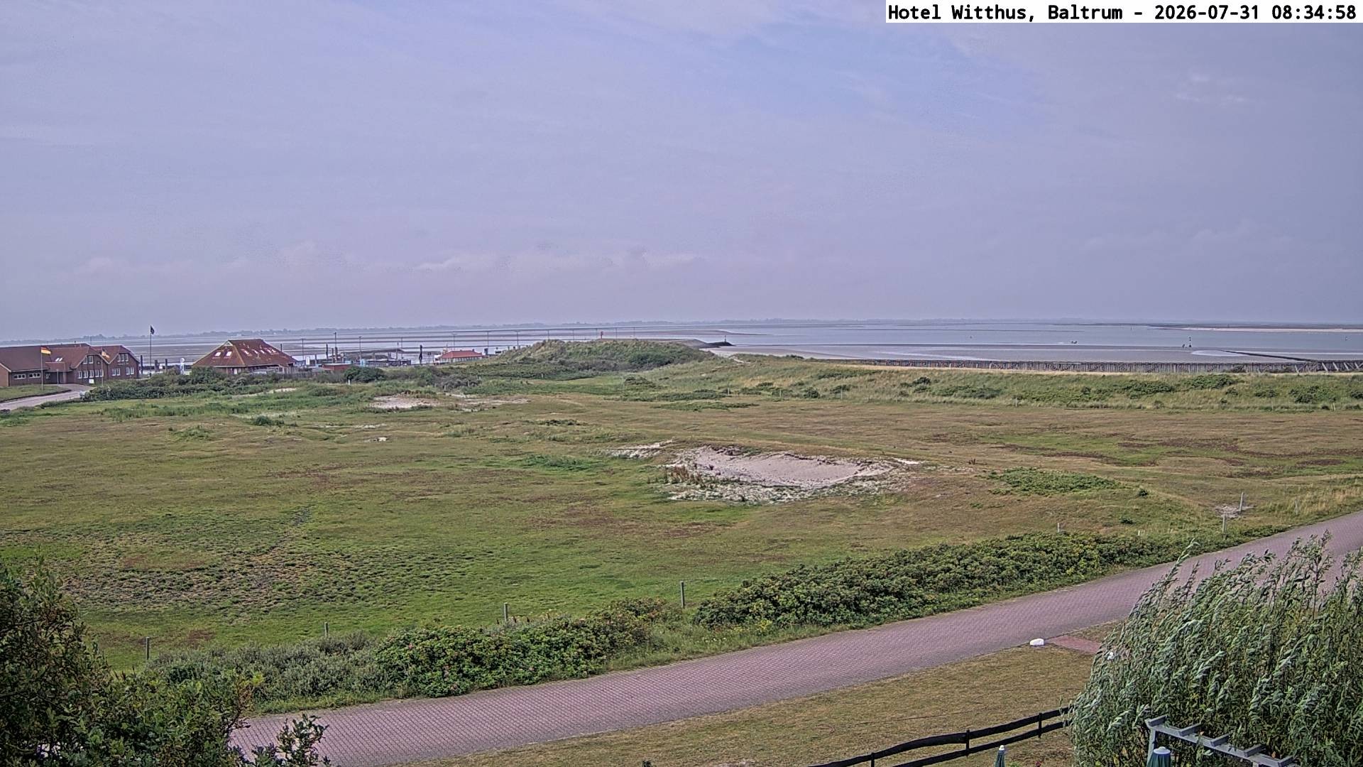 Archiv Foto Webcam Blick vom Hotel Witthus in Baltrum