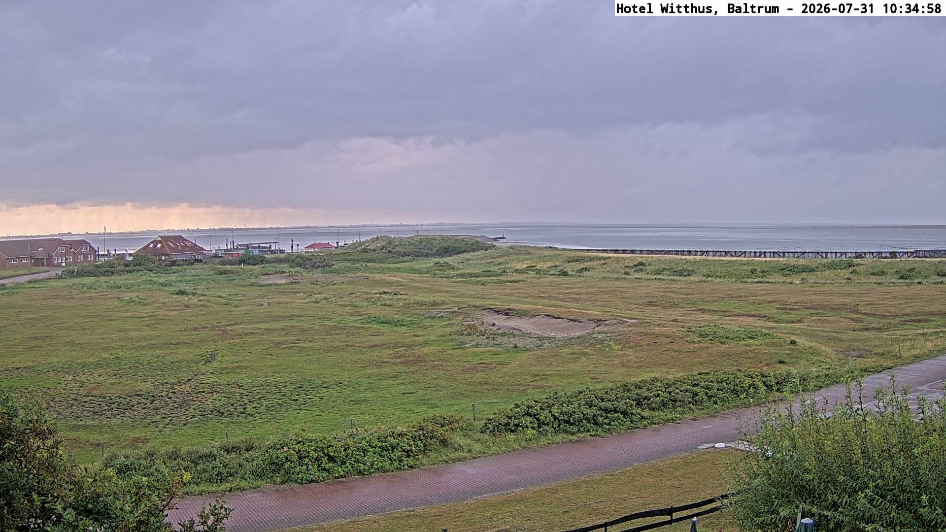 Archiv Foto Webcam Blick vom Hotel Witthus in Baltrum