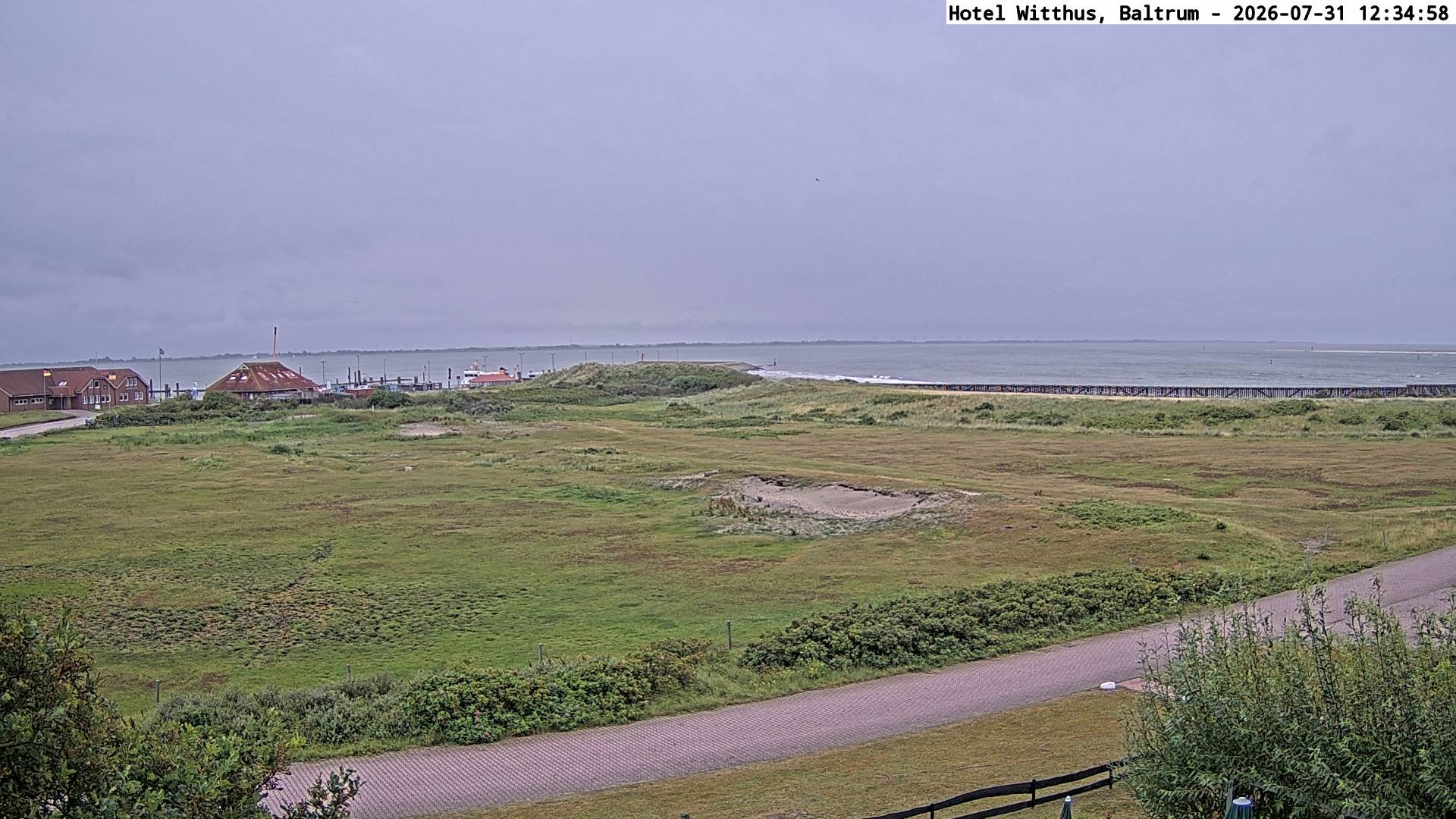 Archiv Foto Webcam Blick vom Hotel Witthus in Baltrum