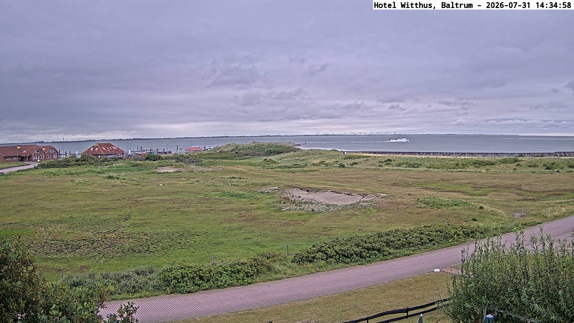 Archiv Foto Webcam Blick vom Hotel Witthus in Baltrum