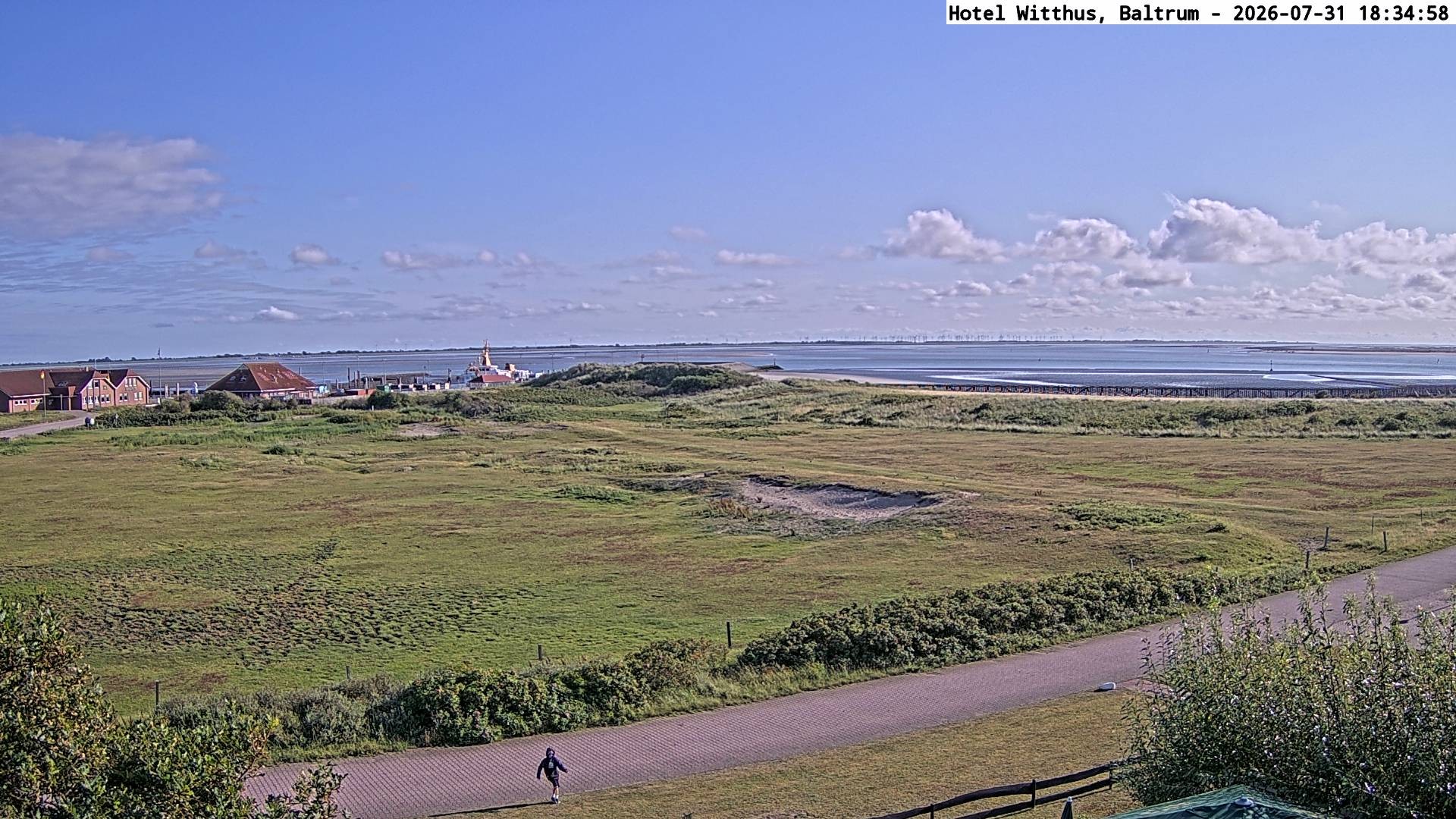 Archiv Foto Webcam Blick vom Hotel Witthus in Baltrum