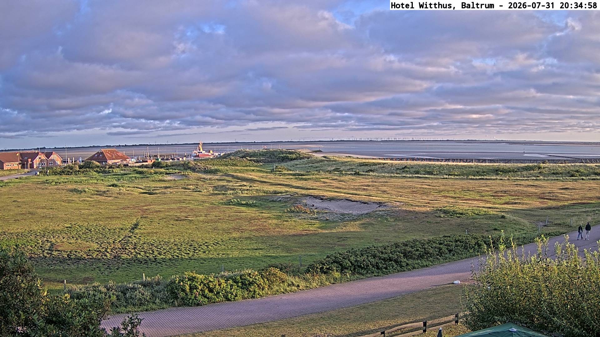 Archiv Foto Webcam Blick vom Hotel Witthus in Baltrum