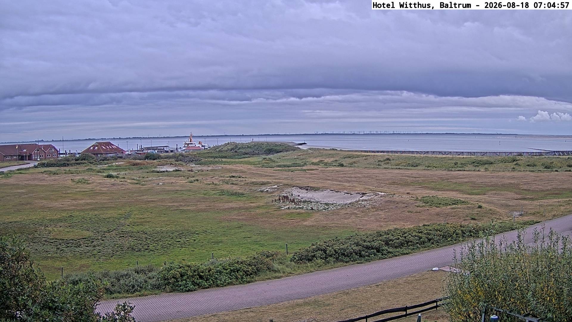 Archiv Foto Webcam Blick vom Hotel Witthus in Baltrum