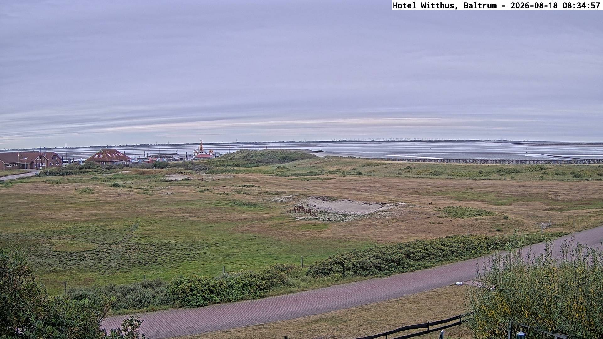 Archiv Foto Webcam Blick vom Hotel Witthus in Baltrum