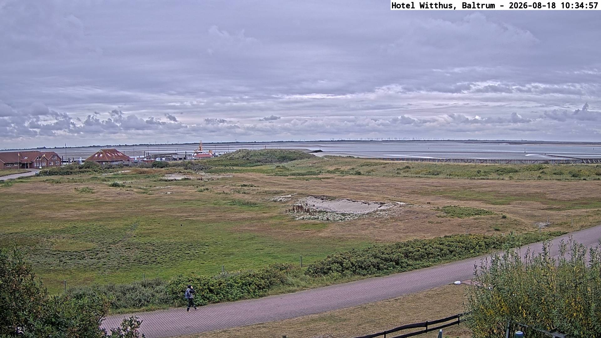 Archiv Foto Webcam Blick vom Hotel Witthus in Baltrum