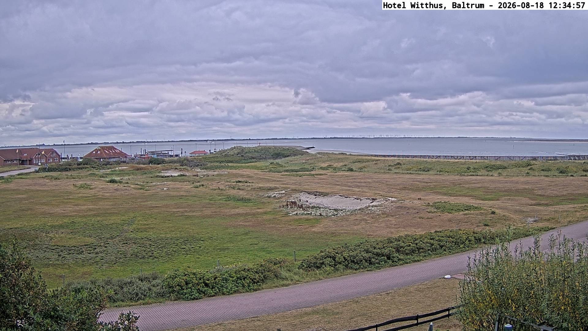 Archiv Foto Webcam Blick vom Hotel Witthus in Baltrum