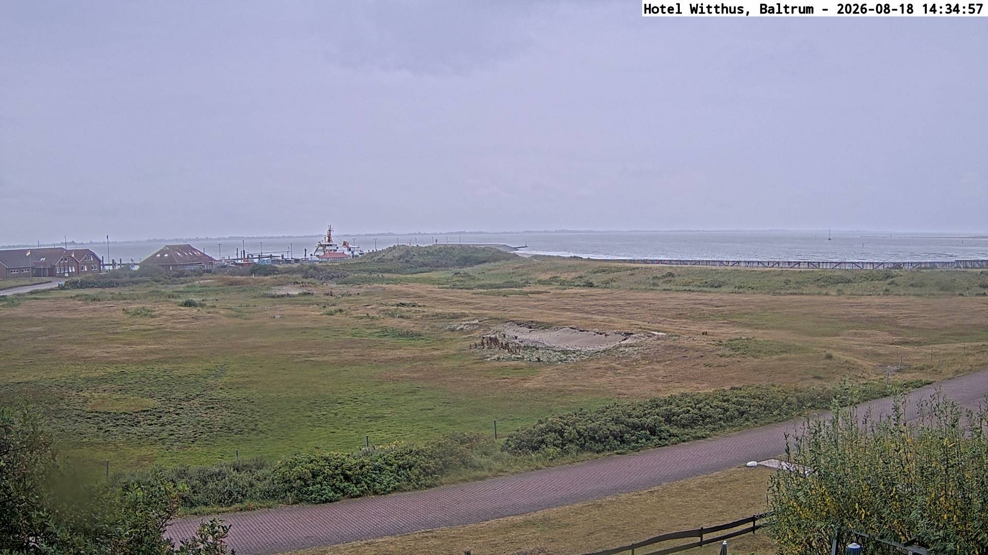 Archiv Foto Webcam Blick vom Hotel Witthus in Baltrum