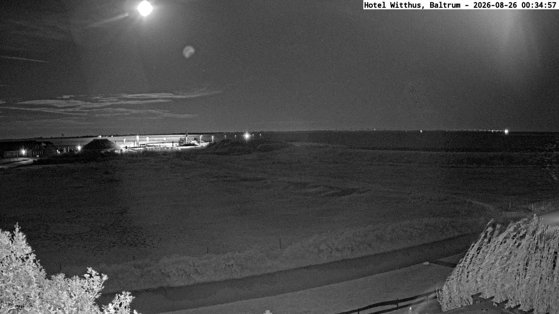 Archived image Webcam View of the harbour in Baltrum