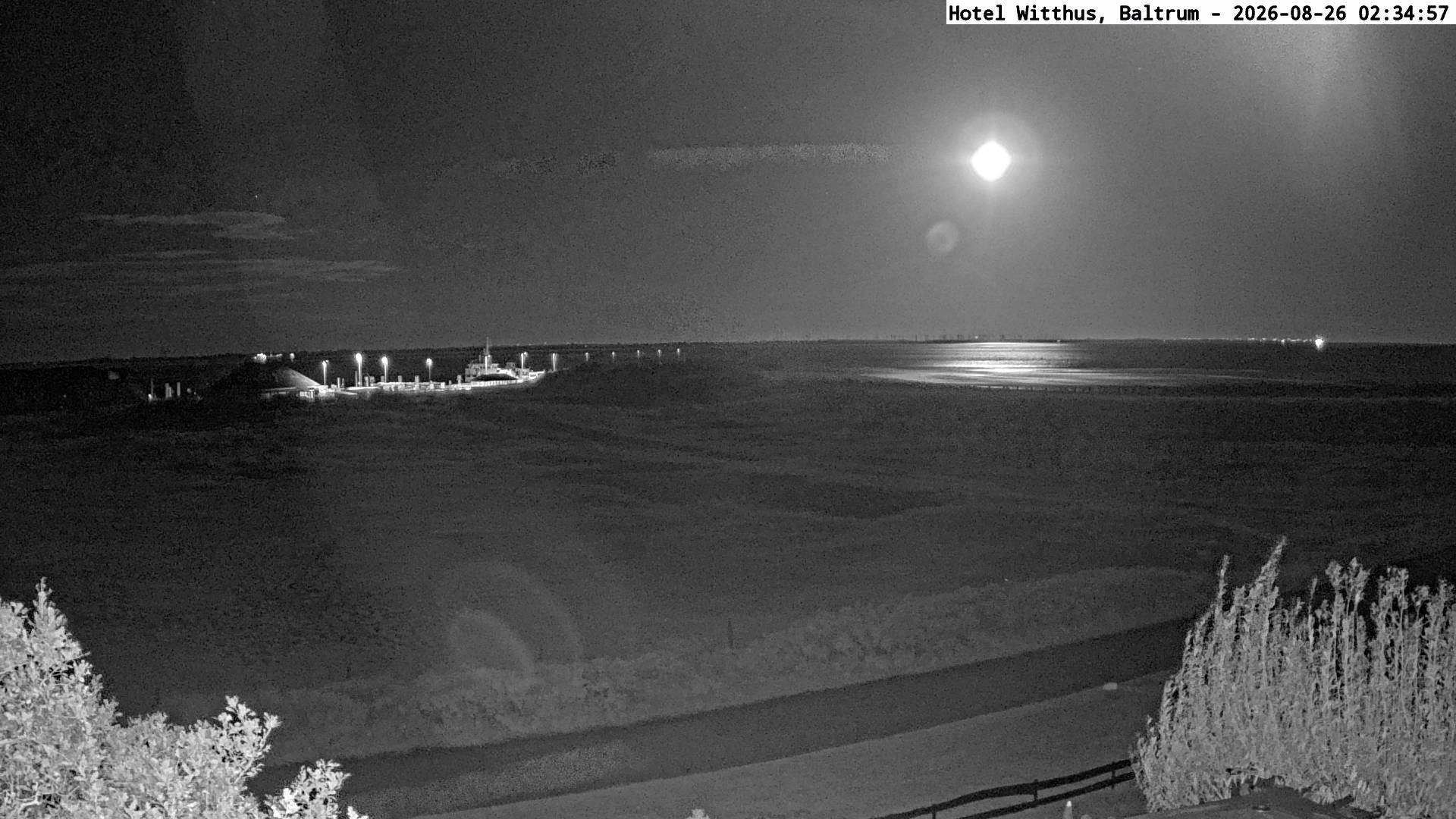 Archived image Webcam View of the harbour in Baltrum