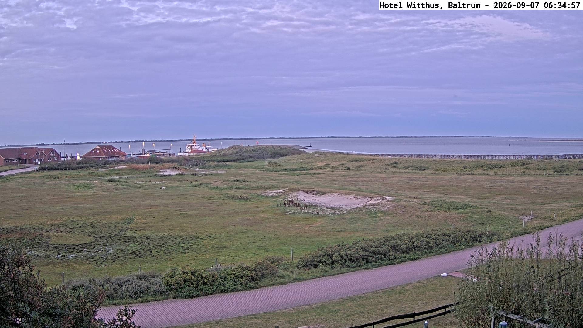 Archiv Foto Webcam Blick vom Hotel Witthus in Baltrum