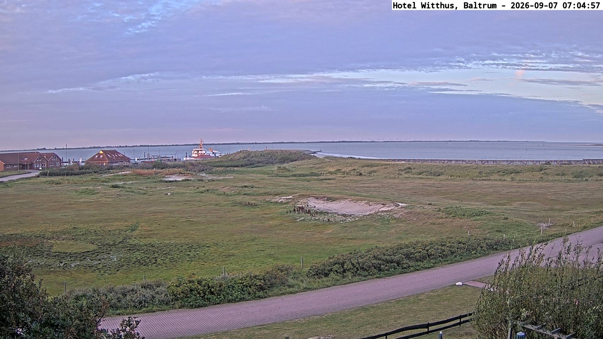 Archiv Foto Webcam Blick vom Hotel Witthus in Baltrum