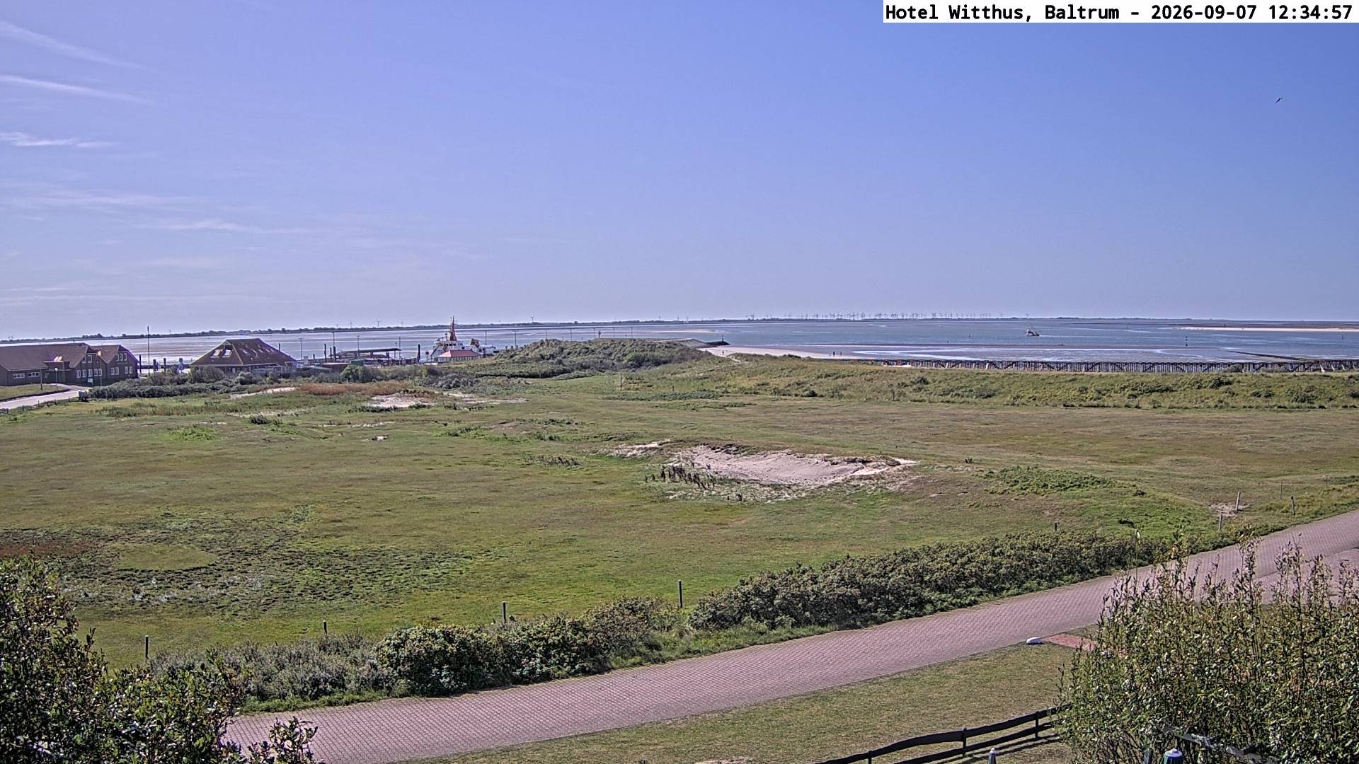 Archiv Foto Webcam Blick vom Hotel Witthus in Baltrum