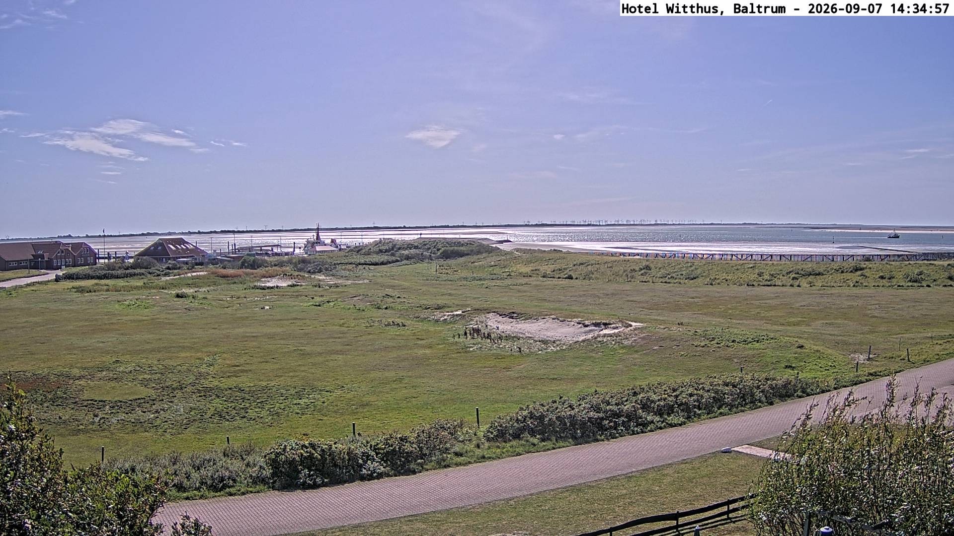 Archiv Foto Webcam Blick vom Hotel Witthus in Baltrum