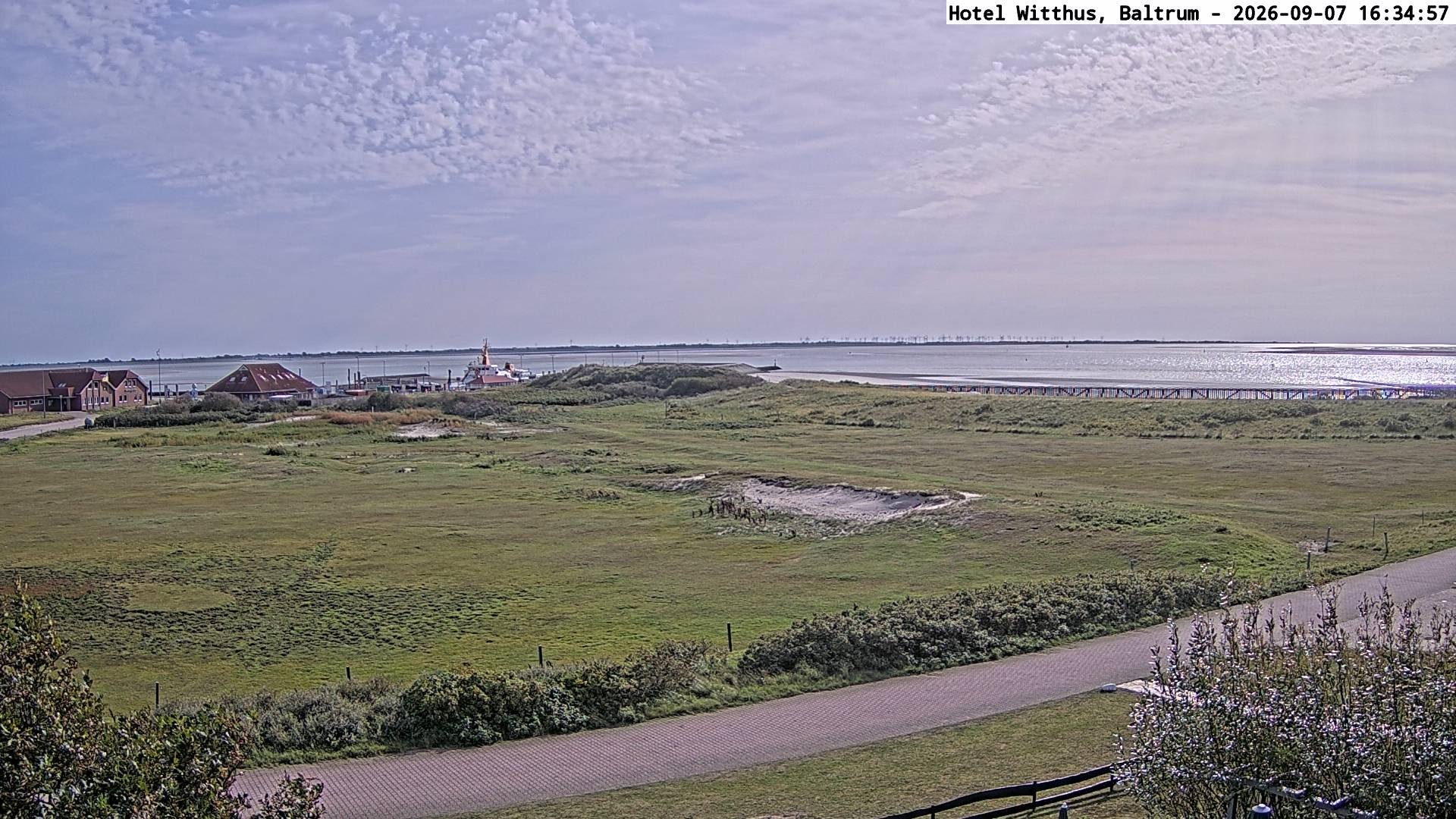 Archiv Foto Webcam Blick vom Hotel Witthus in Baltrum
