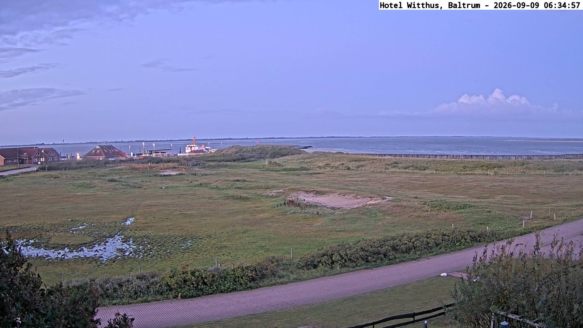 Archiv Foto Webcam Blick vom Hotel Witthus in Baltrum