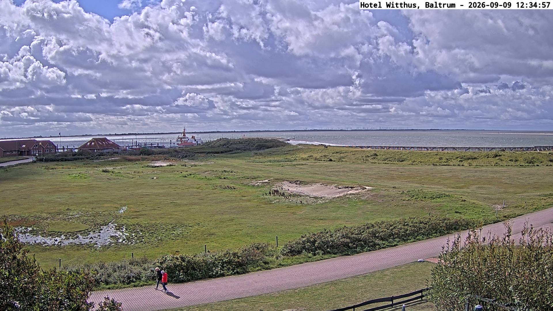 Archiv Foto Webcam Blick vom Hotel Witthus in Baltrum