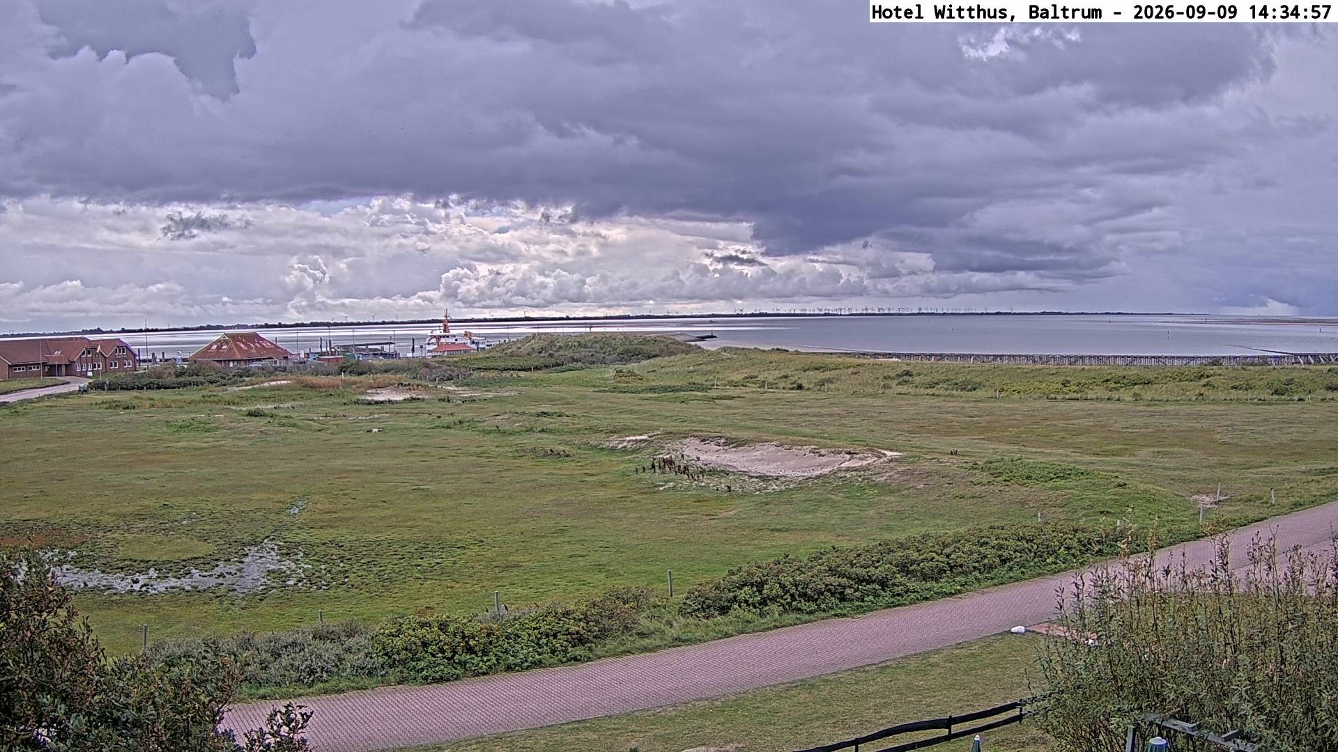 Archiv Foto Webcam Blick vom Hotel Witthus in Baltrum