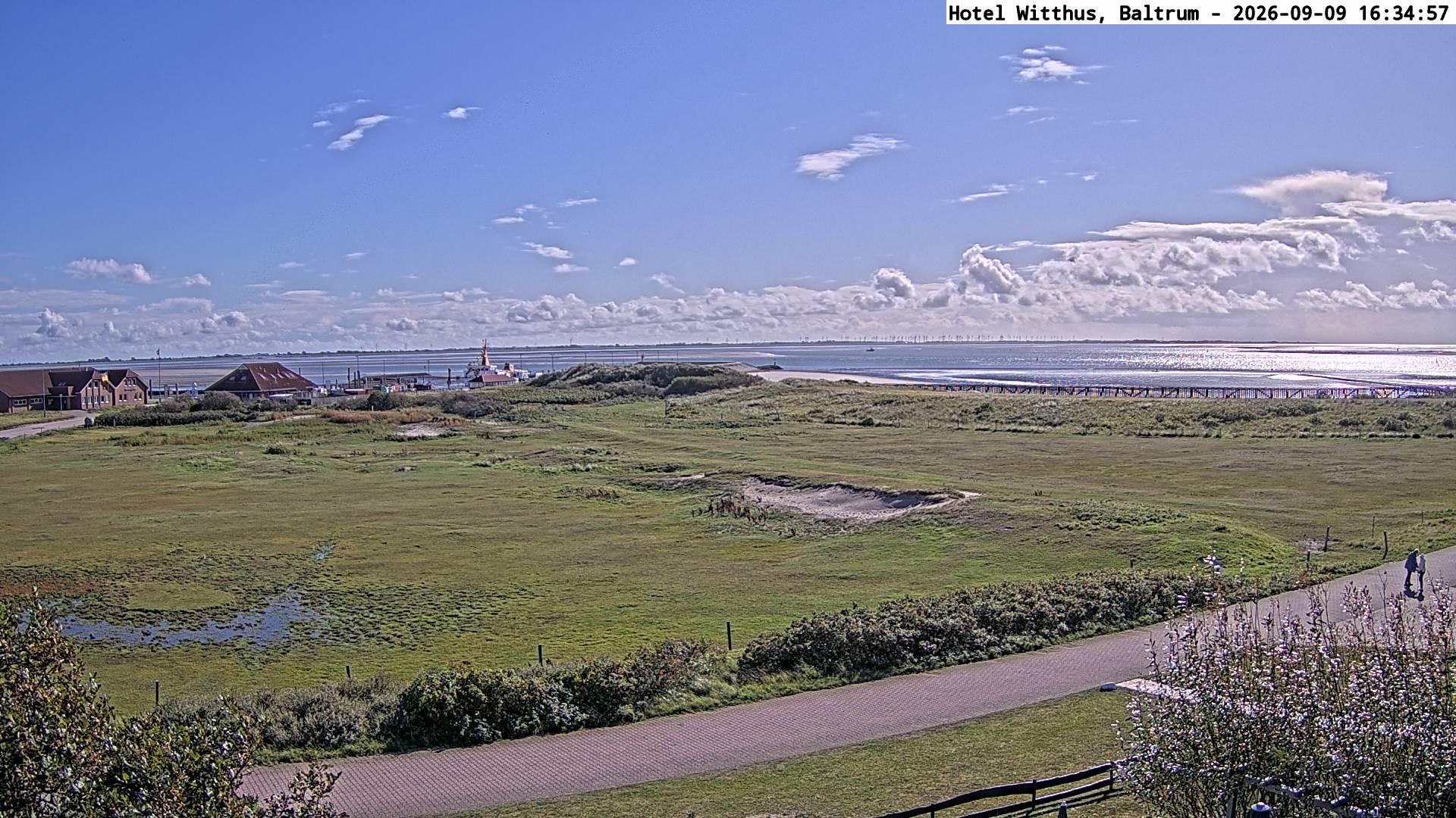 Archiv Foto Webcam Blick vom Hotel Witthus in Baltrum