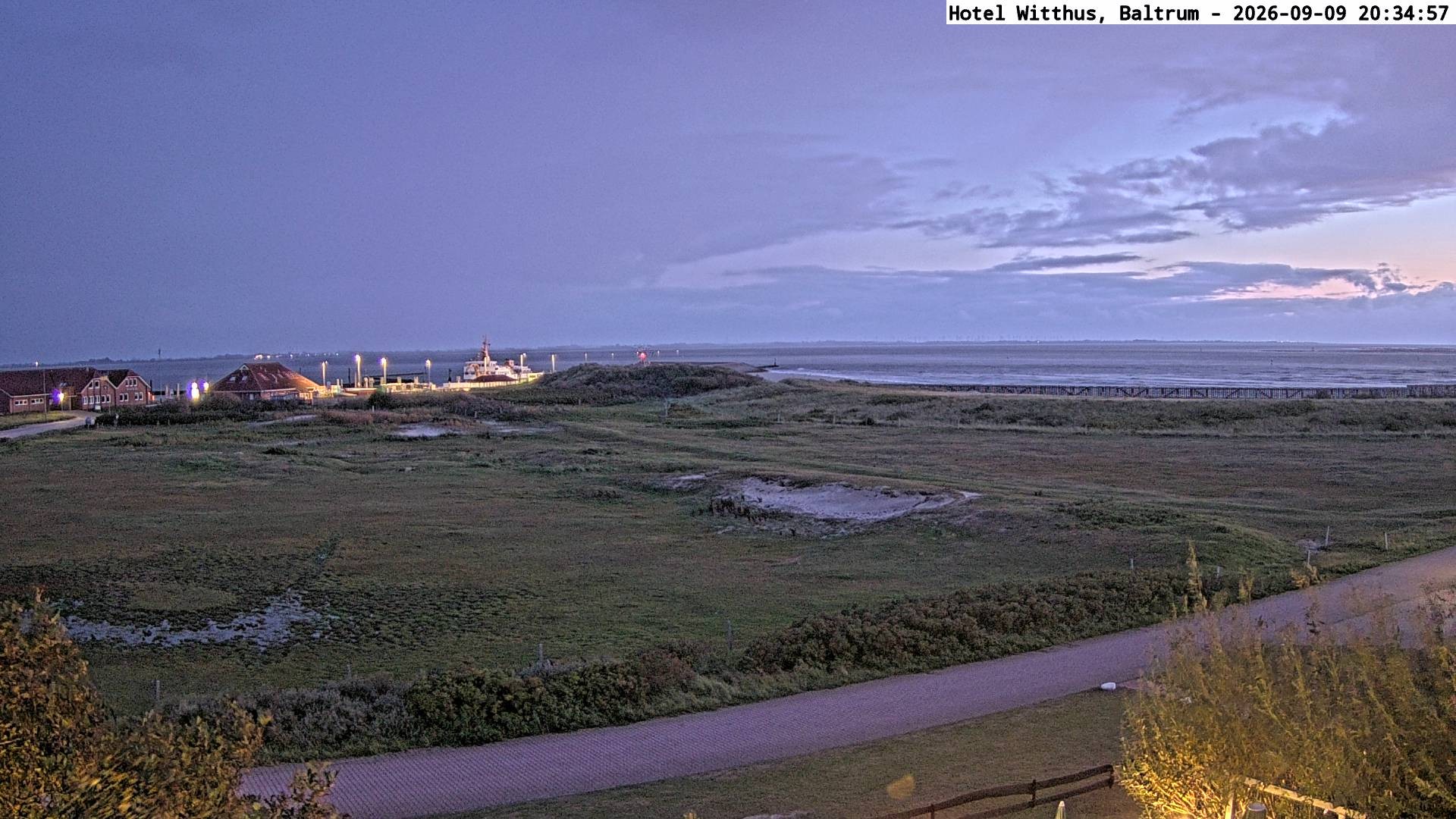 Archiv Foto Webcam Blick vom Hotel Witthus in Baltrum