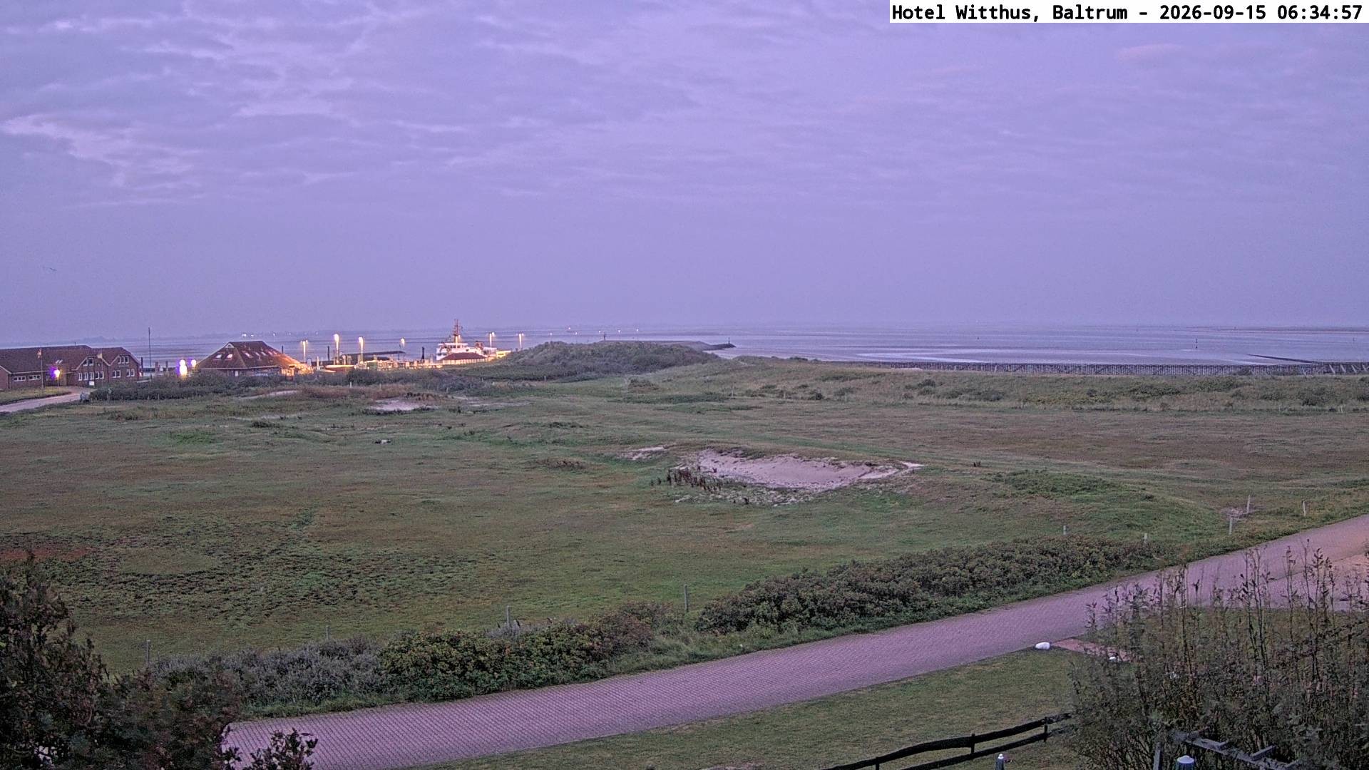 Archiv Foto Webcam Blick vom Hotel Witthus in Baltrum