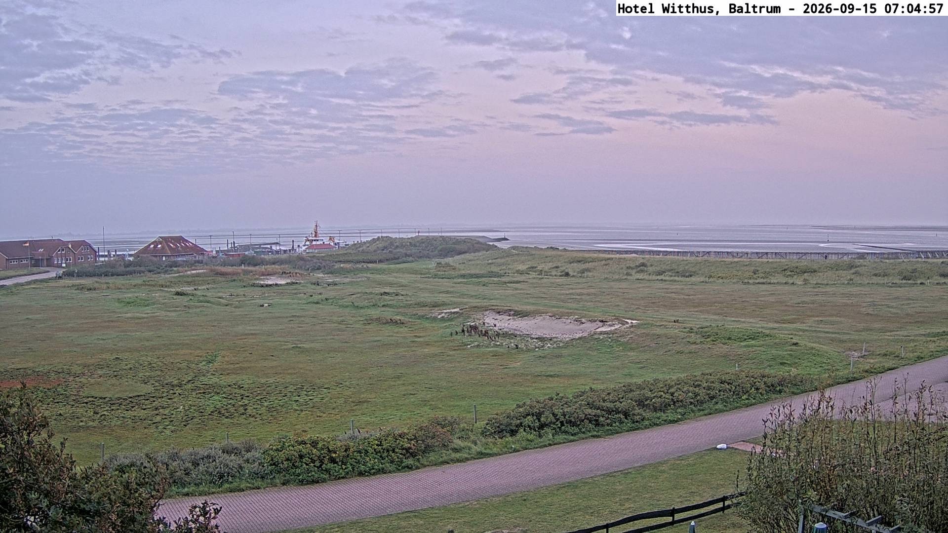 Archiv Foto Webcam Blick vom Hotel Witthus in Baltrum