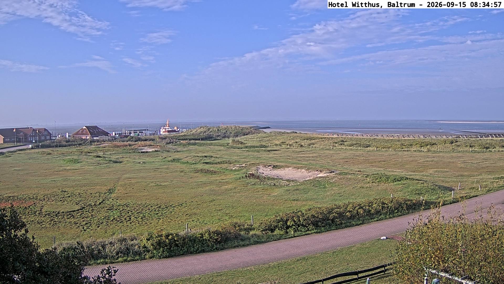 Archiv Foto Webcam Blick vom Hotel Witthus in Baltrum