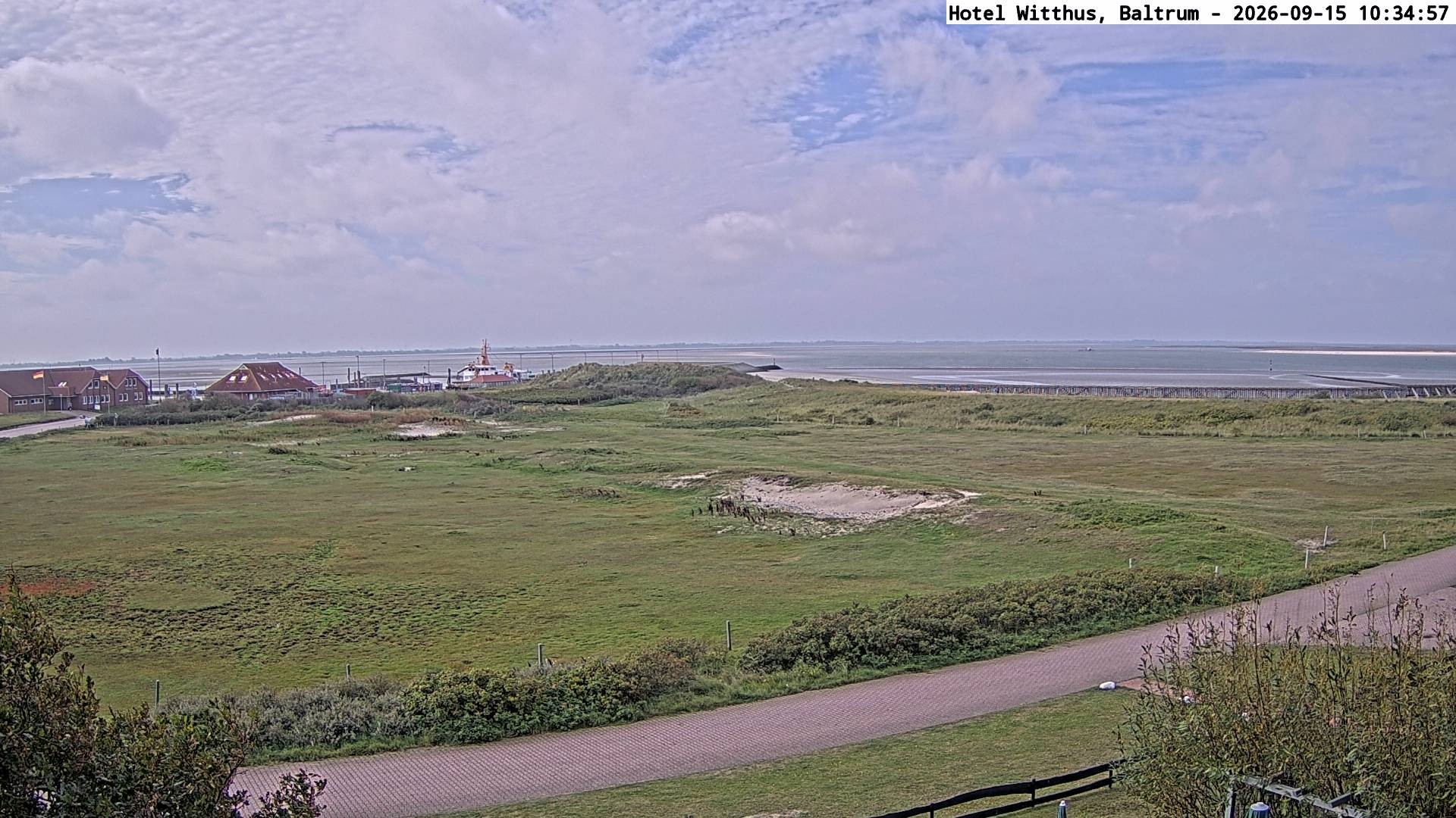 Archiv Foto Webcam Blick vom Hotel Witthus in Baltrum