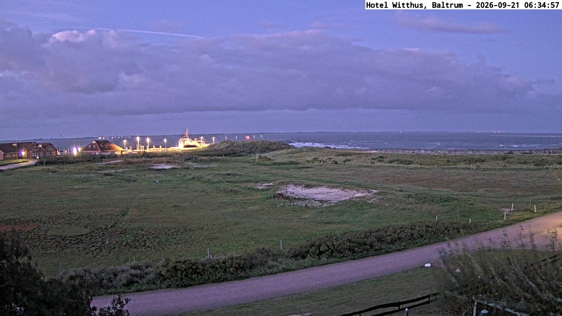 Archiv Foto Webcam Blick vom Hotel Witthus in Baltrum