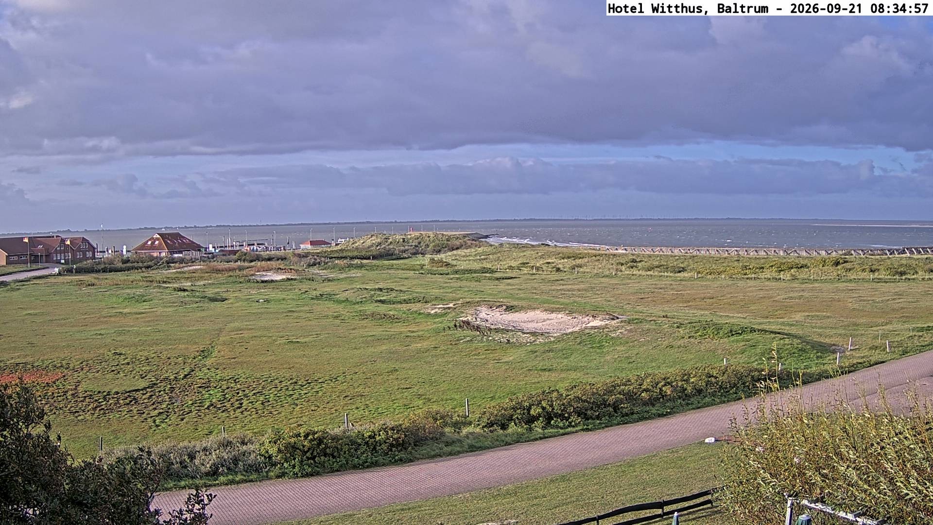 Archiv Foto Webcam Blick vom Hotel Witthus in Baltrum