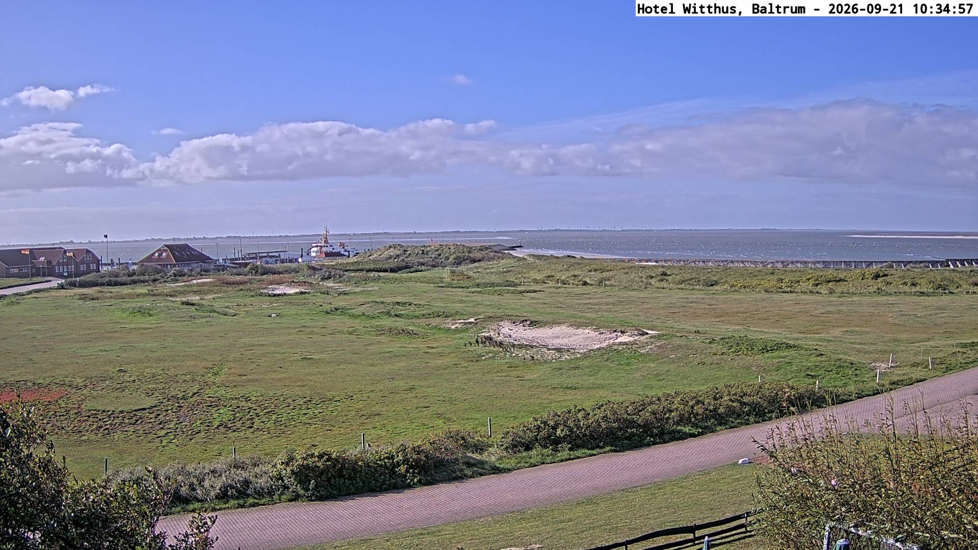 Archiv Foto Webcam Blick vom Hotel Witthus in Baltrum