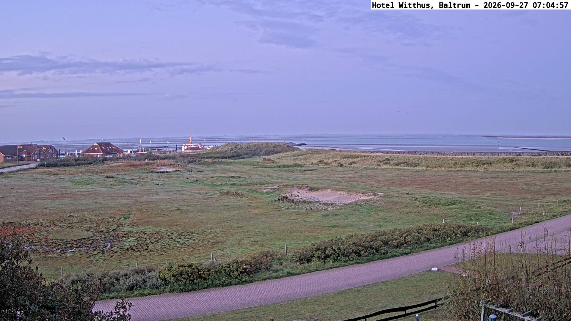 Archiv Foto Webcam Blick vom Hotel Witthus in Baltrum