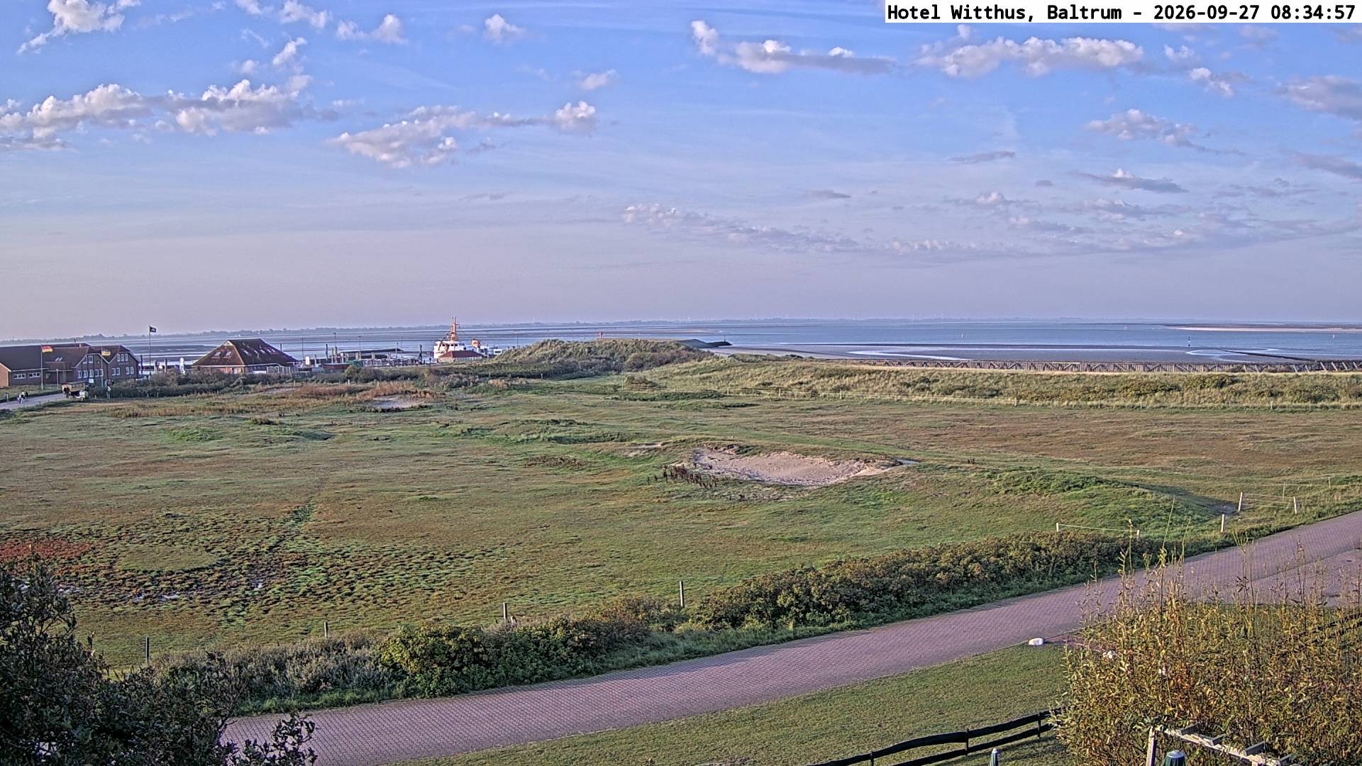 Archiv Foto Webcam Blick vom Hotel Witthus in Baltrum