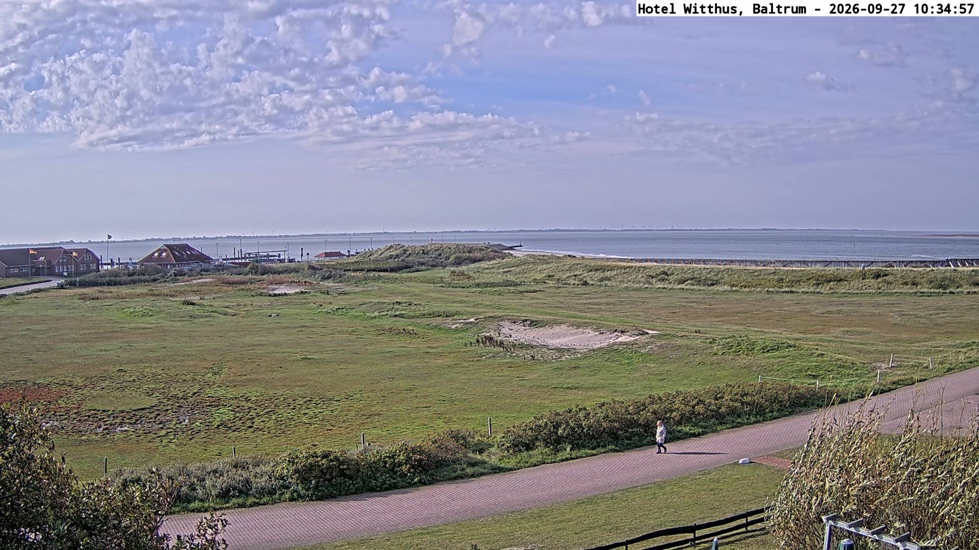 Archiv Foto Webcam Blick vom Hotel Witthus in Baltrum